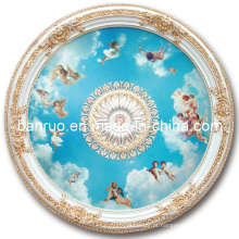 Teto artístico elegante da fibra de vidro com decoração dos anjos (BRRD15-F1-024)